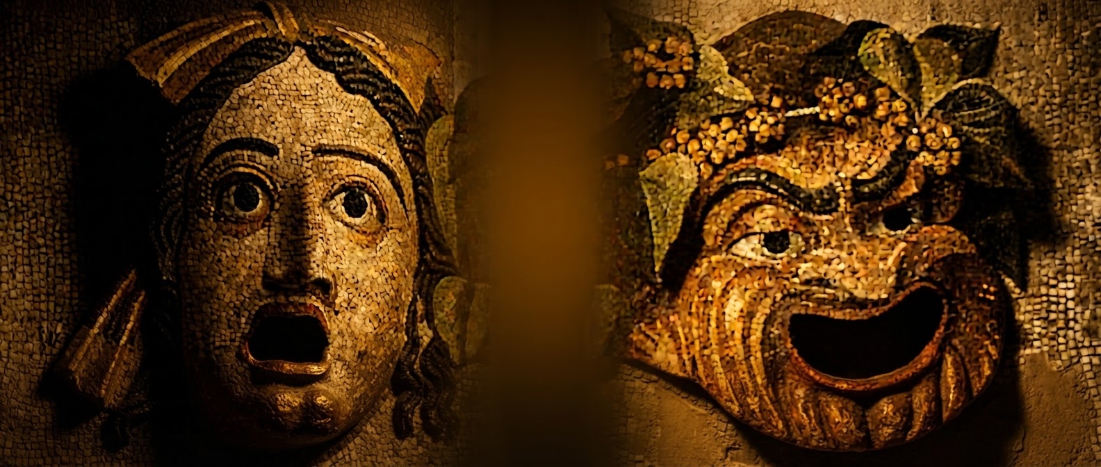 Maschere della tragedia e della commedia