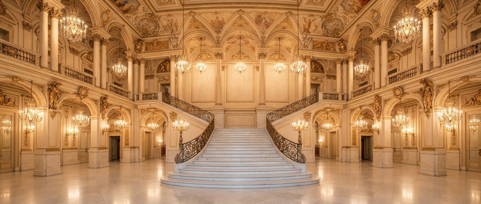 Foyer monumentale di un teatro
